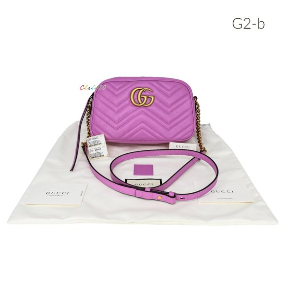 Gucci 447632 GG Marmont Matelassé Leather Cross Body Bag - Picture 5 of 9